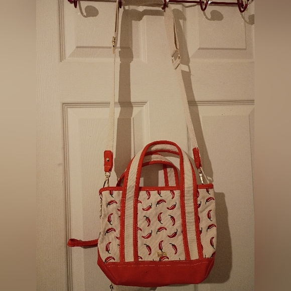 Madden Girl Cream White Chilli Pepper Themed 🌶️ Crossbody Purse - Picture 3 of 8